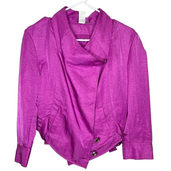 NWT Vintage Design Today’s Hot Fuchsia Pink 80’s Jacket - Picture 1 of 10
